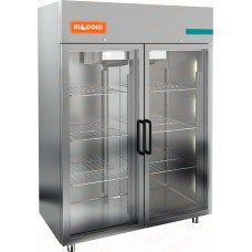 Шкаф холодильный со стеклянными дверьми HICOLD A140/2NEV